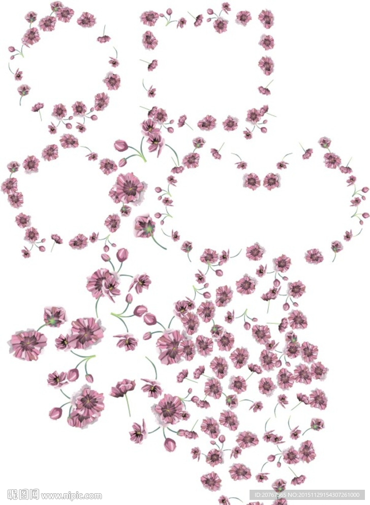 碎花底纹背景