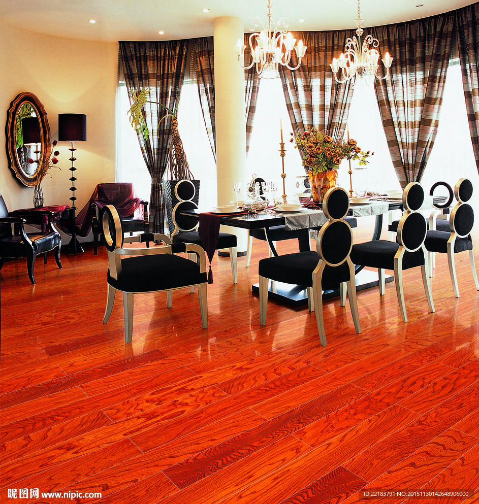 木纹砖分层效果图