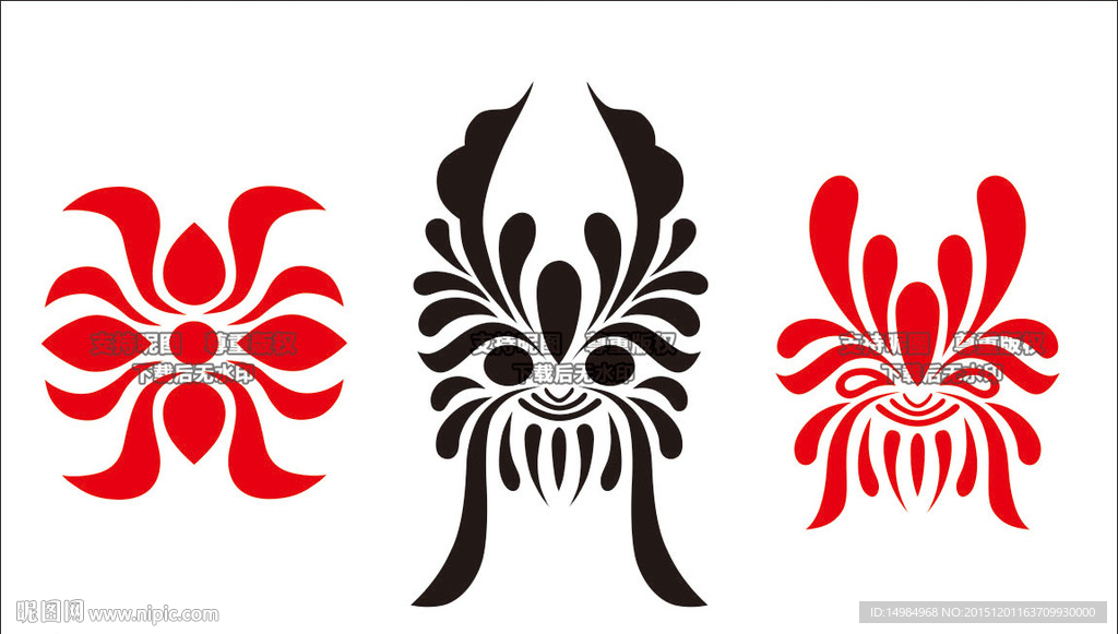 现代时尚花纹