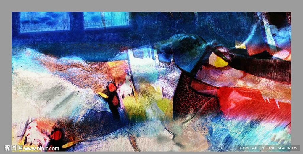 抽象油画