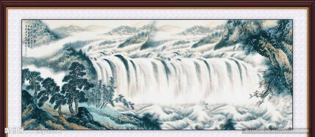 山水画 山水风景