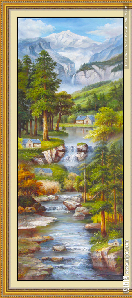 油画山水画