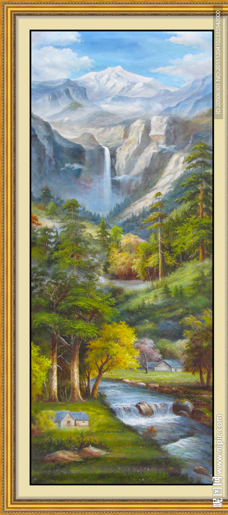 山水风景油画