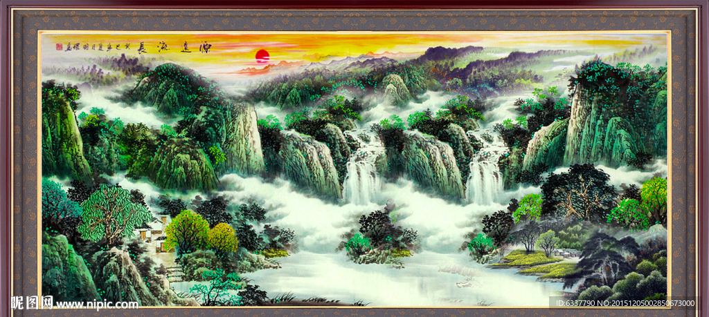 国画山水