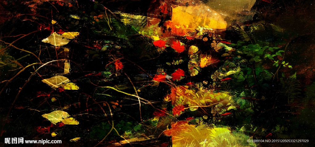 花卉油画