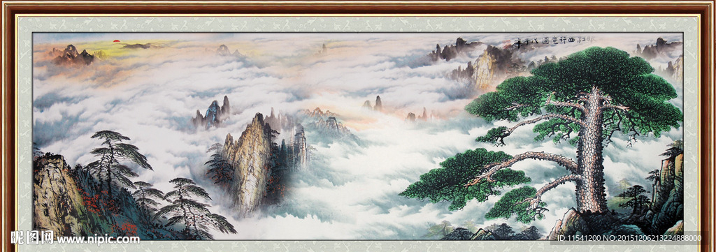 黄山迎客松