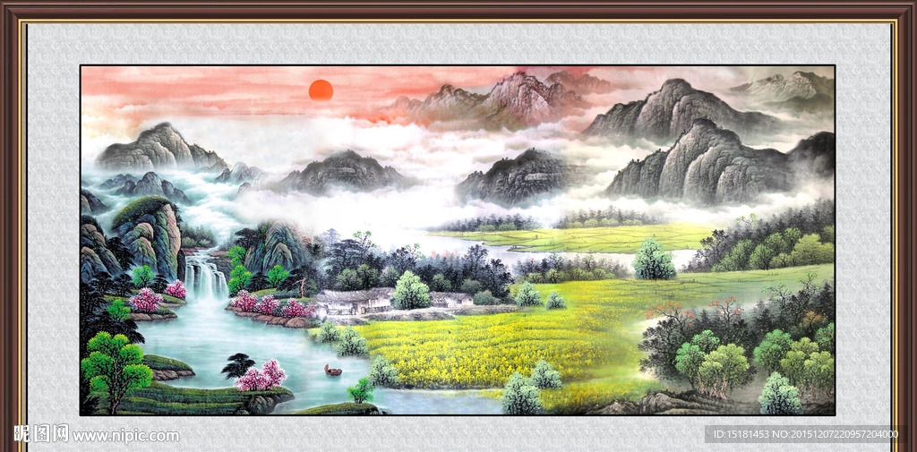 国画山水