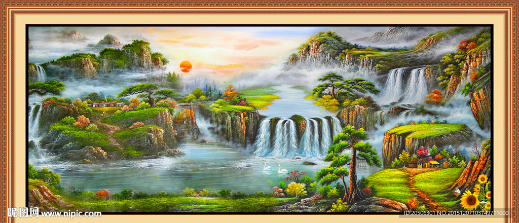油画风景