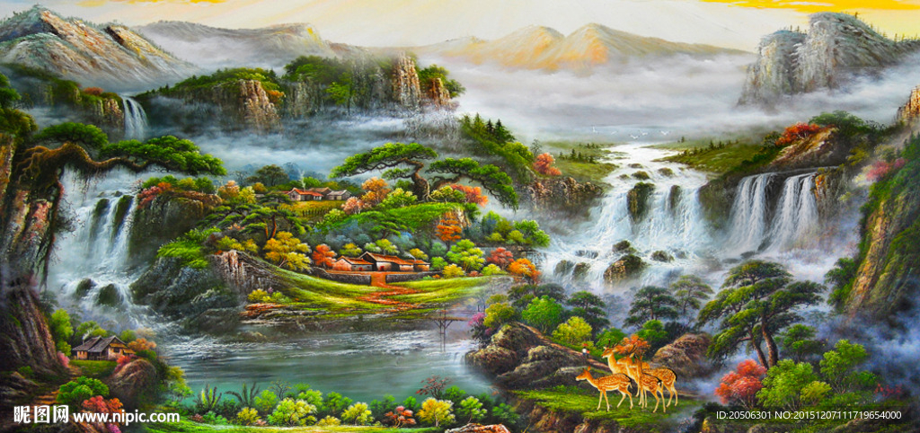 油画风景