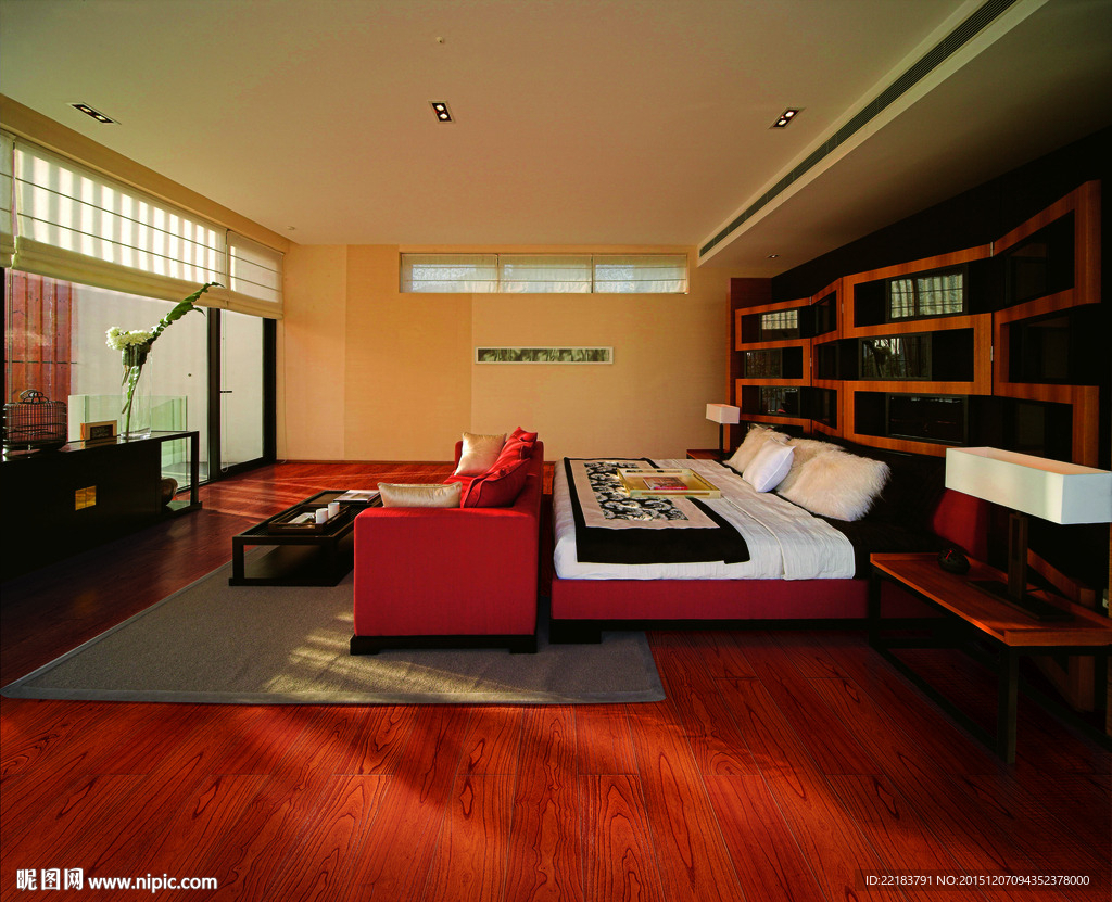 木纹砖分层效果图