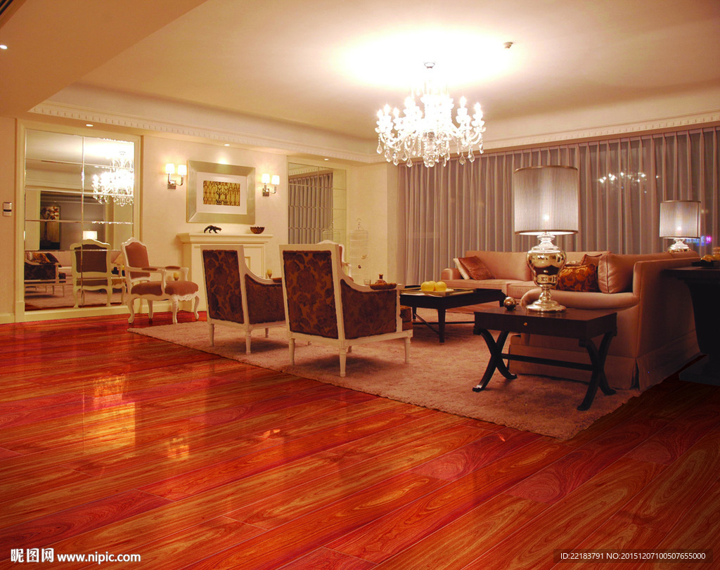 木纹砖分层效果图