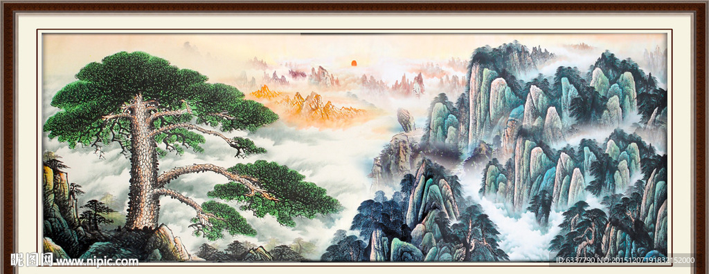 黄山迎客松