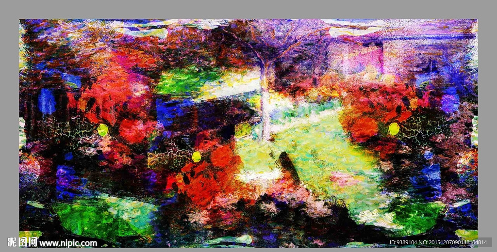 抽象油画
