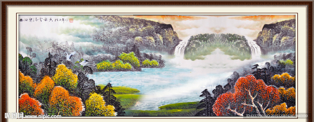 国画山水