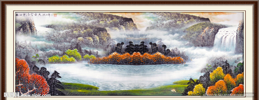 国画山水