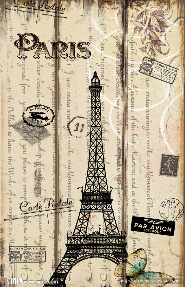 无框画 欧美风格 工艺品贴纸