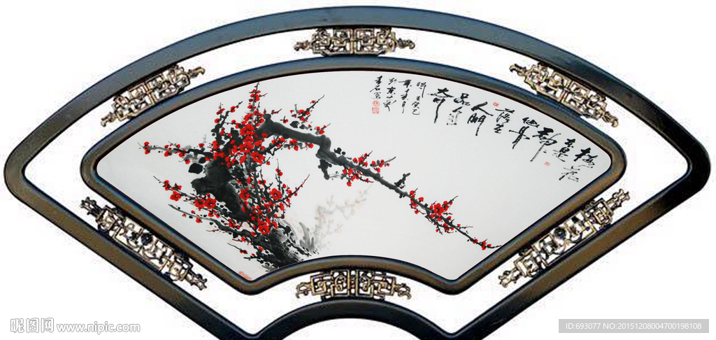 国画梅花图片