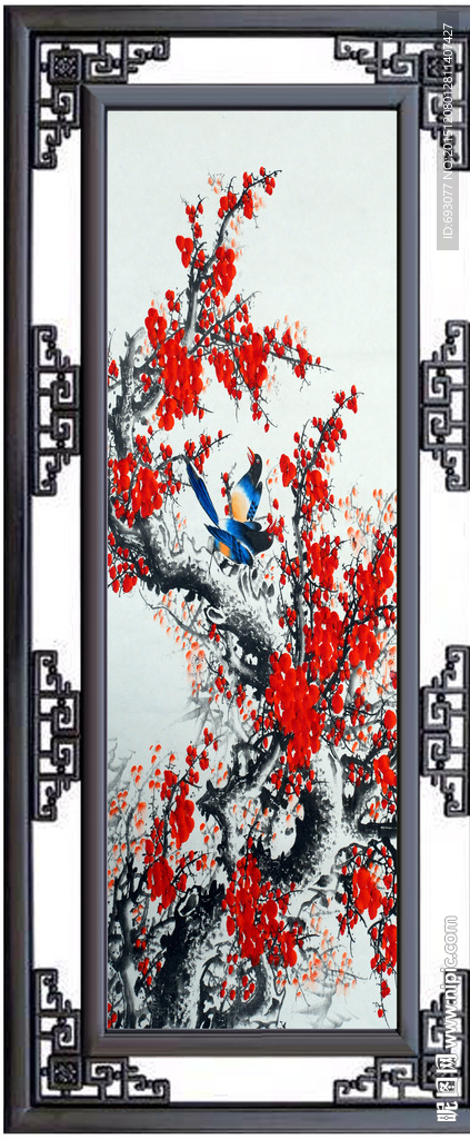 国画梅花图片