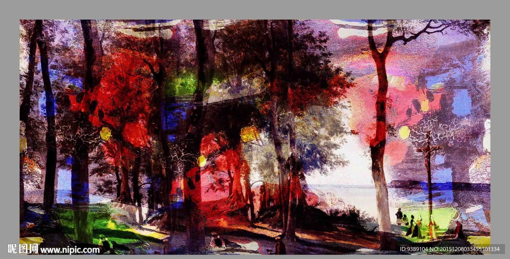 树油画