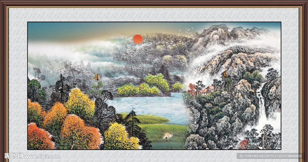 国画山水