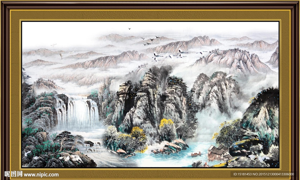 山水国画