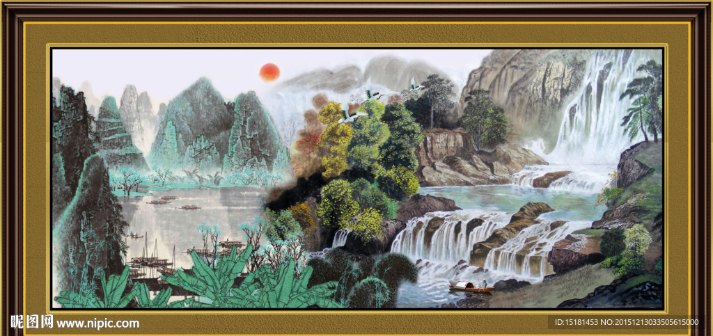 国画山水