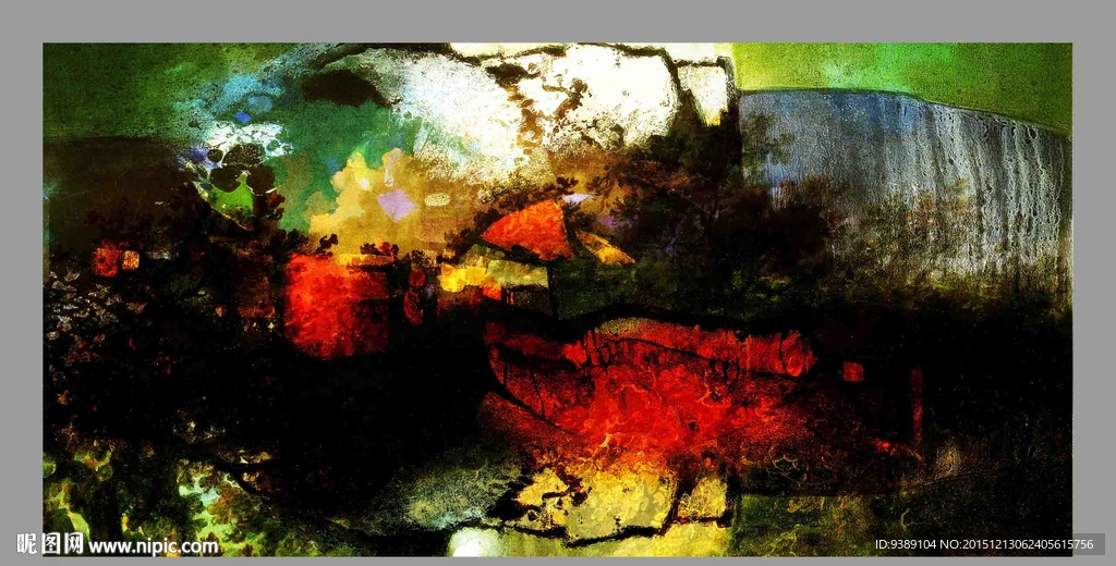抽象油画