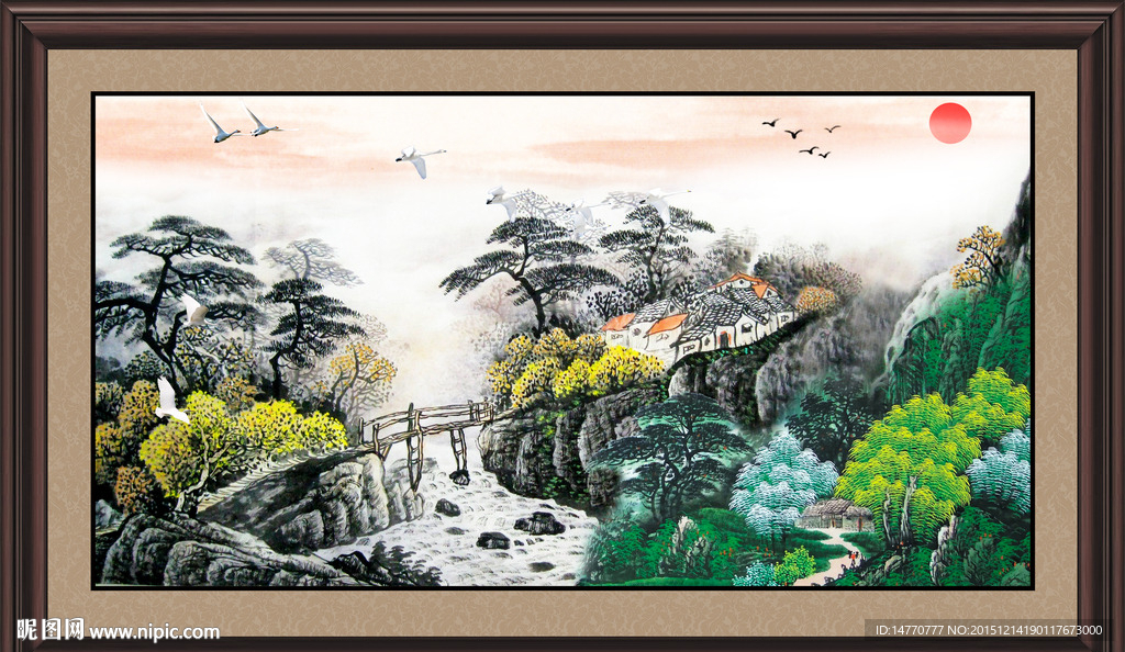国画山水