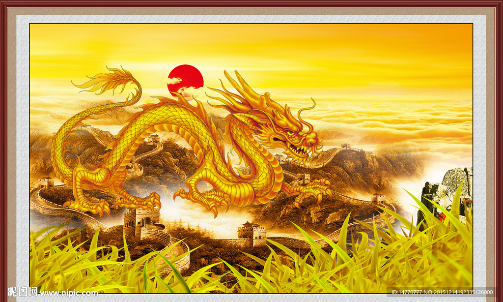 长城风景 飞龙在天