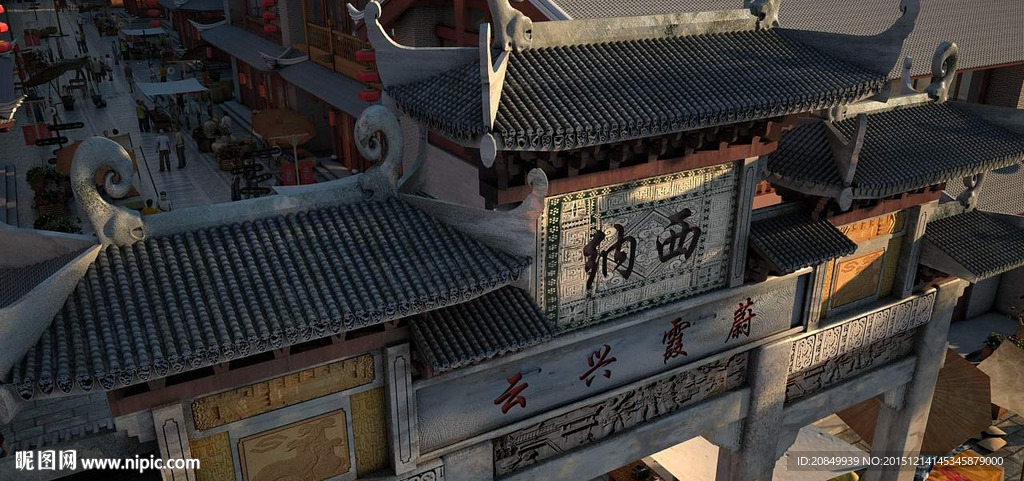 牌坊古建
