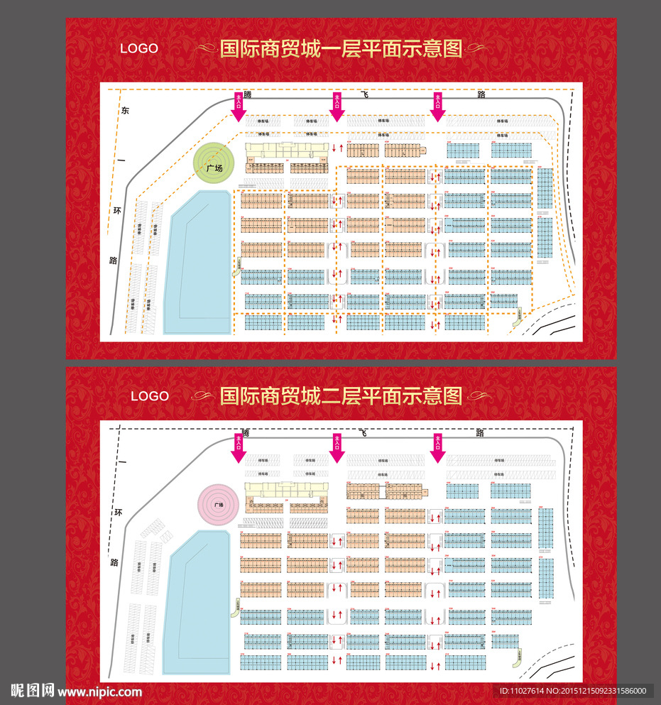 平面示意图