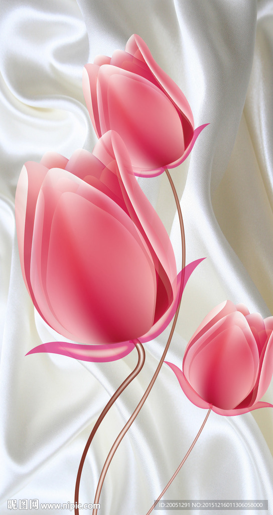 3d立体花朵玄关