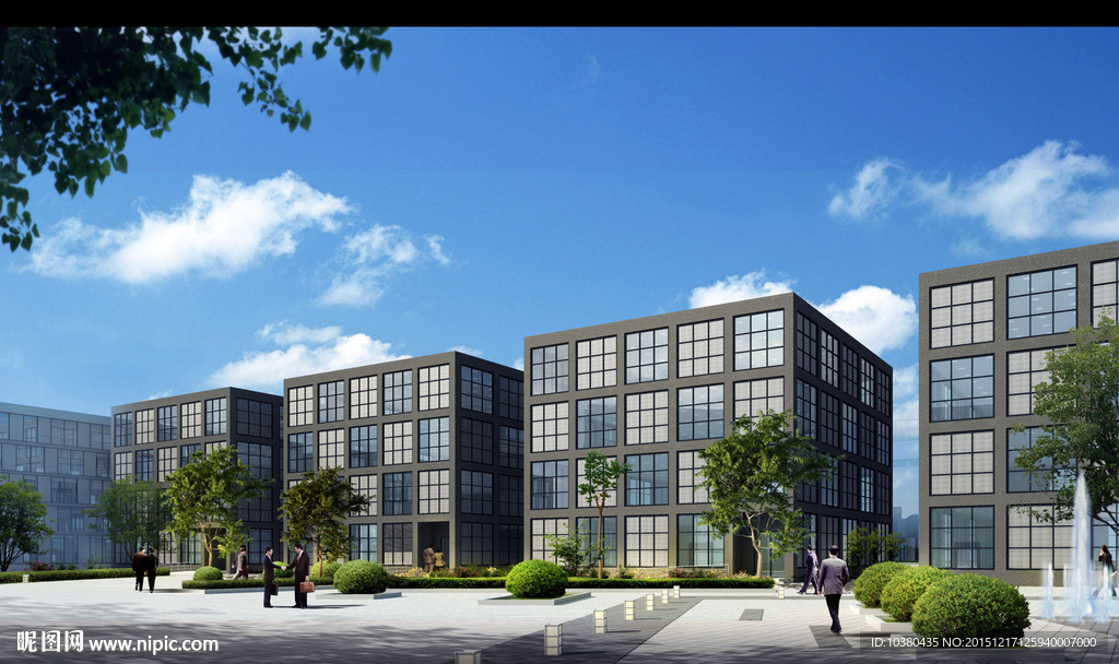 精细工业园效果图