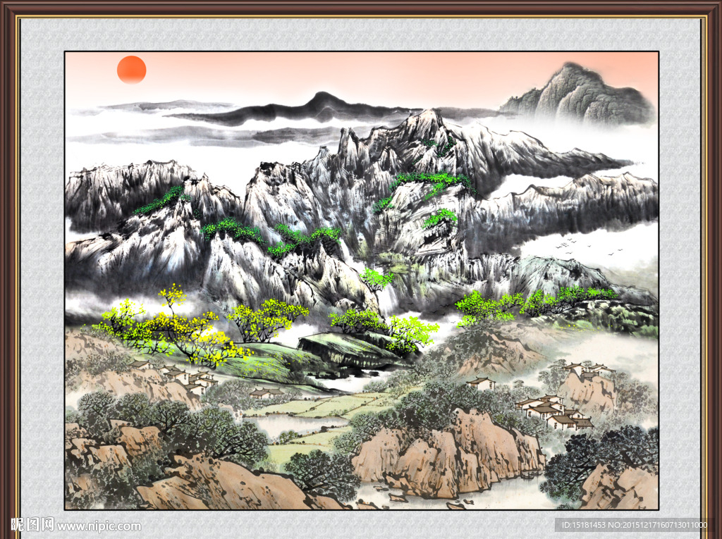 国画山水