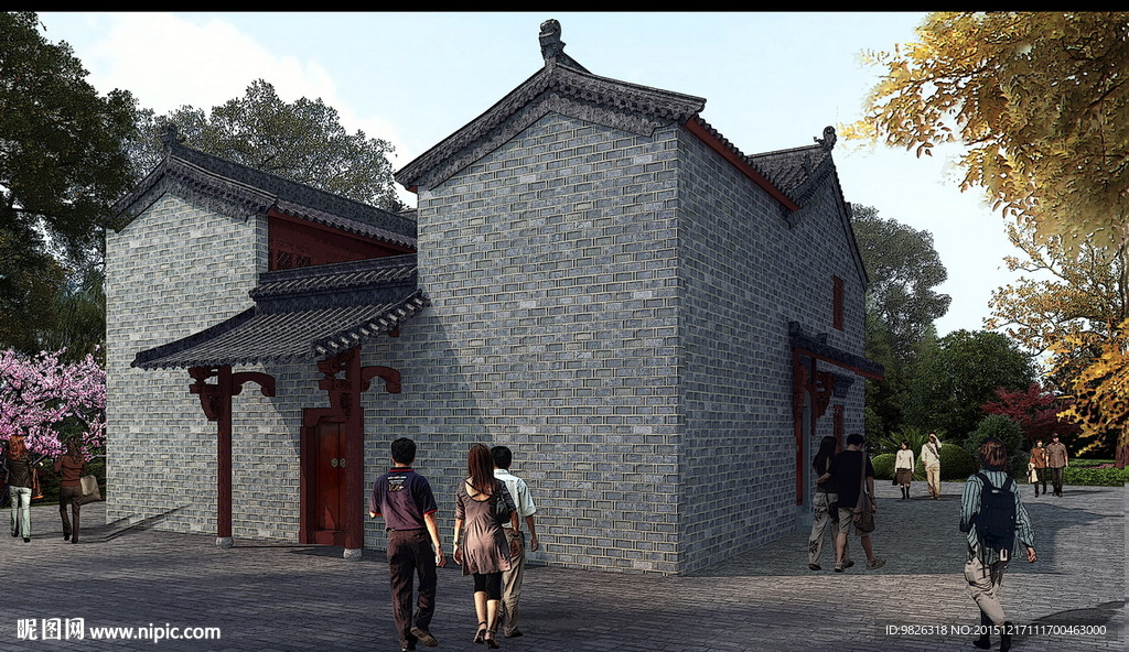 三合院