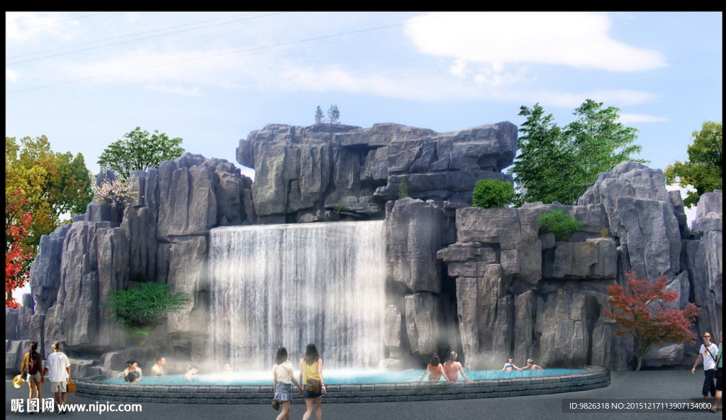 江之源塑石假山