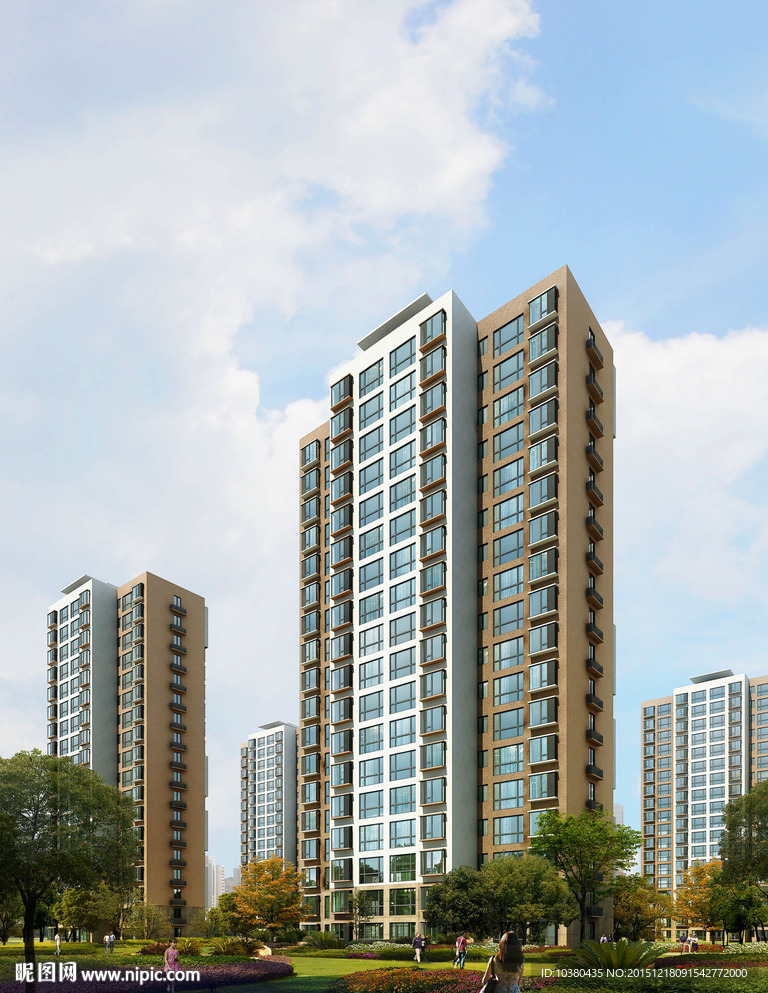 精细高层住宅效果