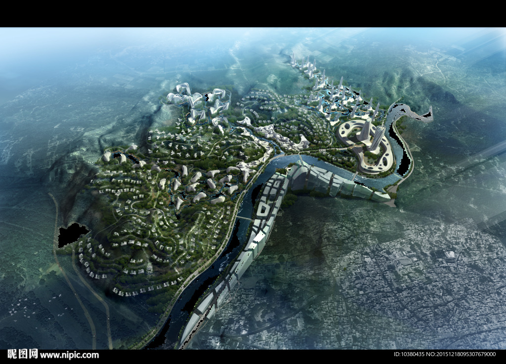 大型地产俯瞰图