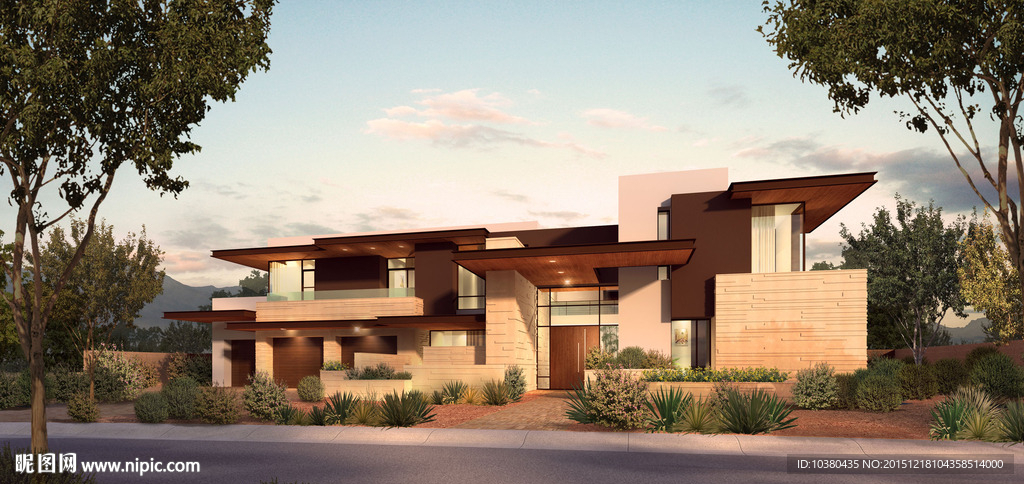 精细独栋别墅效果