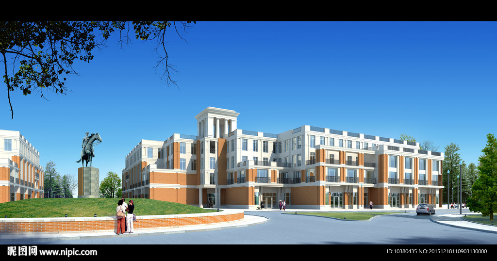 学校精细效果图