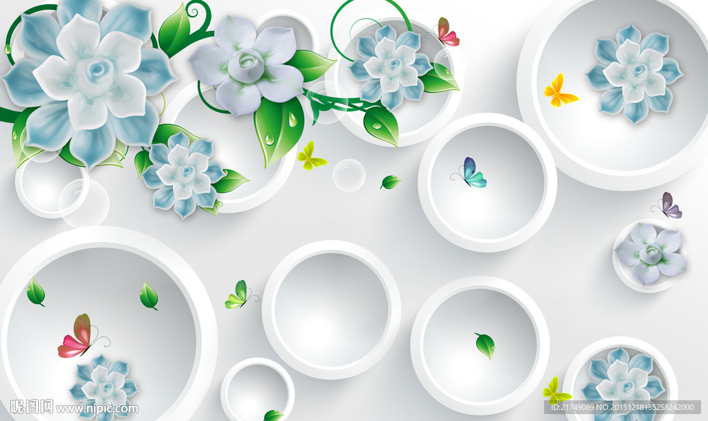 浮雕花电视背景墙