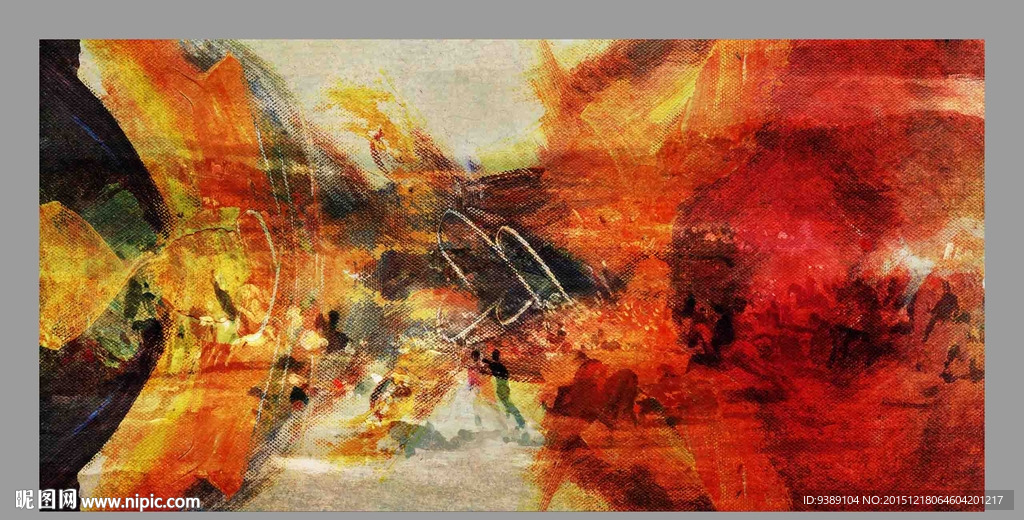 抽象油画