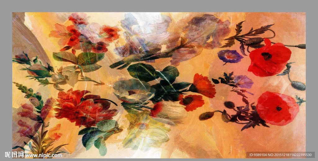 花卉油画