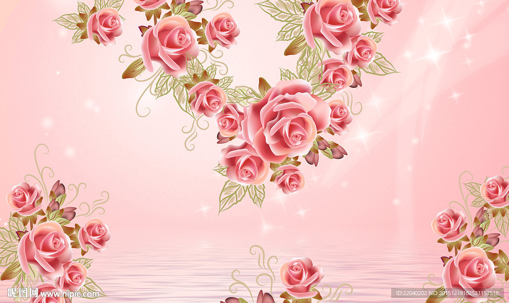 浪漫爱情  粉色