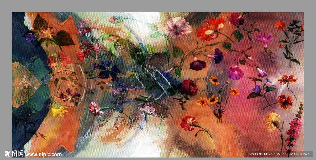 花卉油画