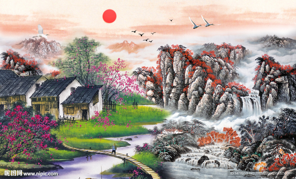 国画山水