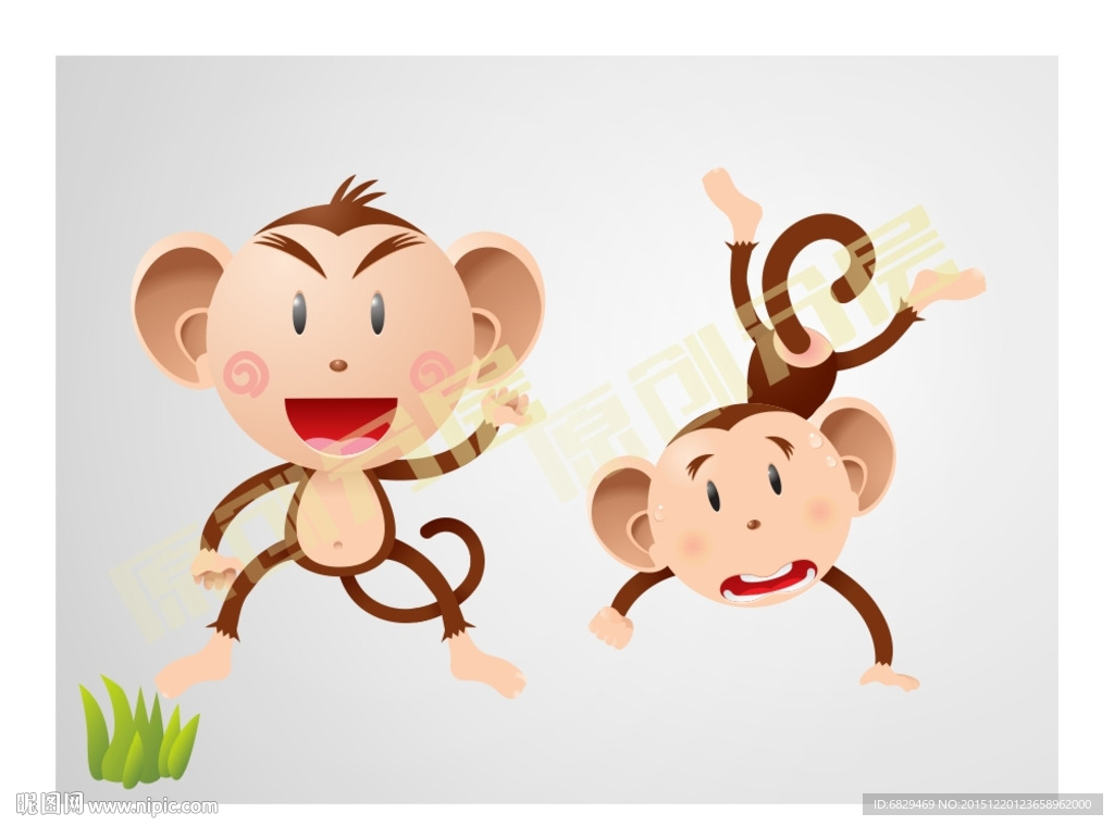卡通猴