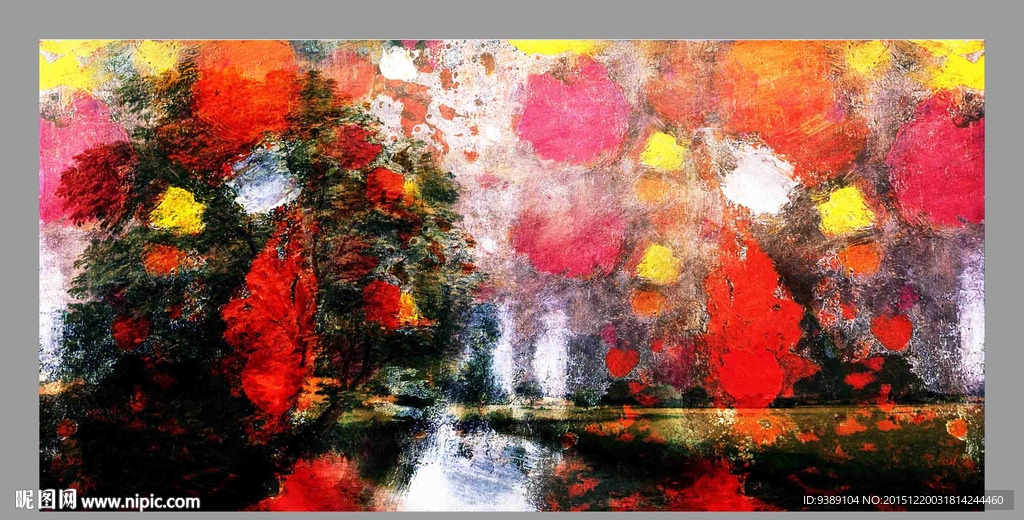 抽象油画