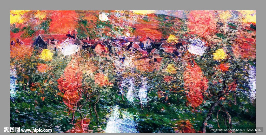 抽象油画