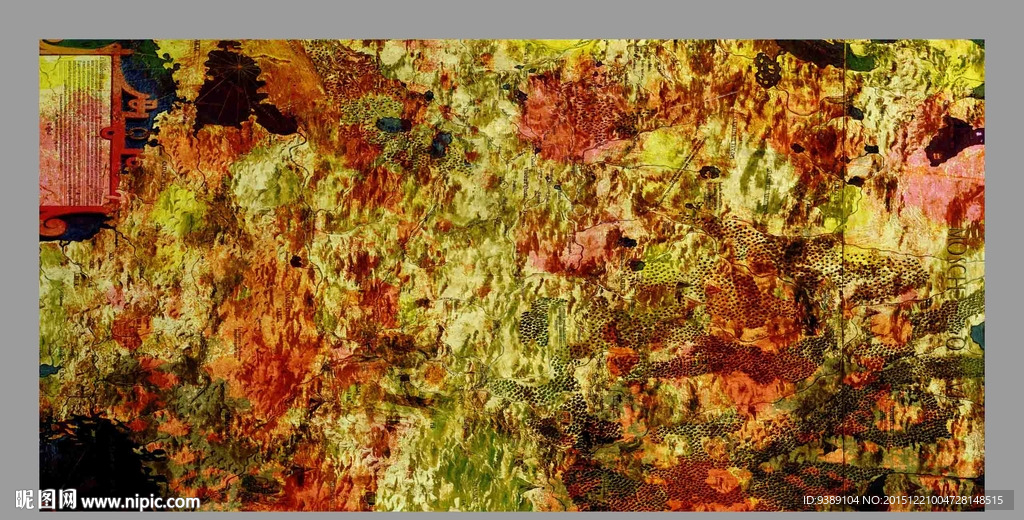 抽象油画